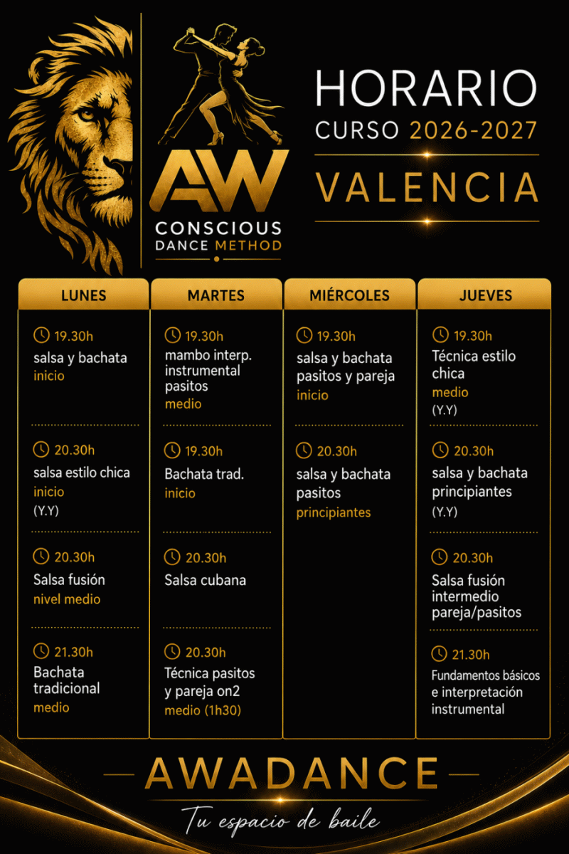 Horarios clases