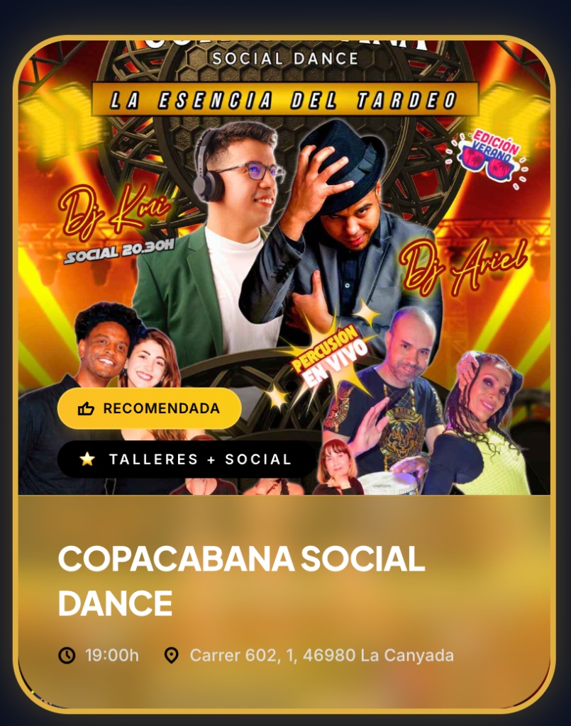 Copacabana Social Dance - Flash Events