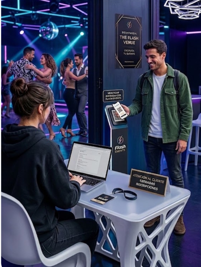 Validación Pase QR Móvil en Puerta
