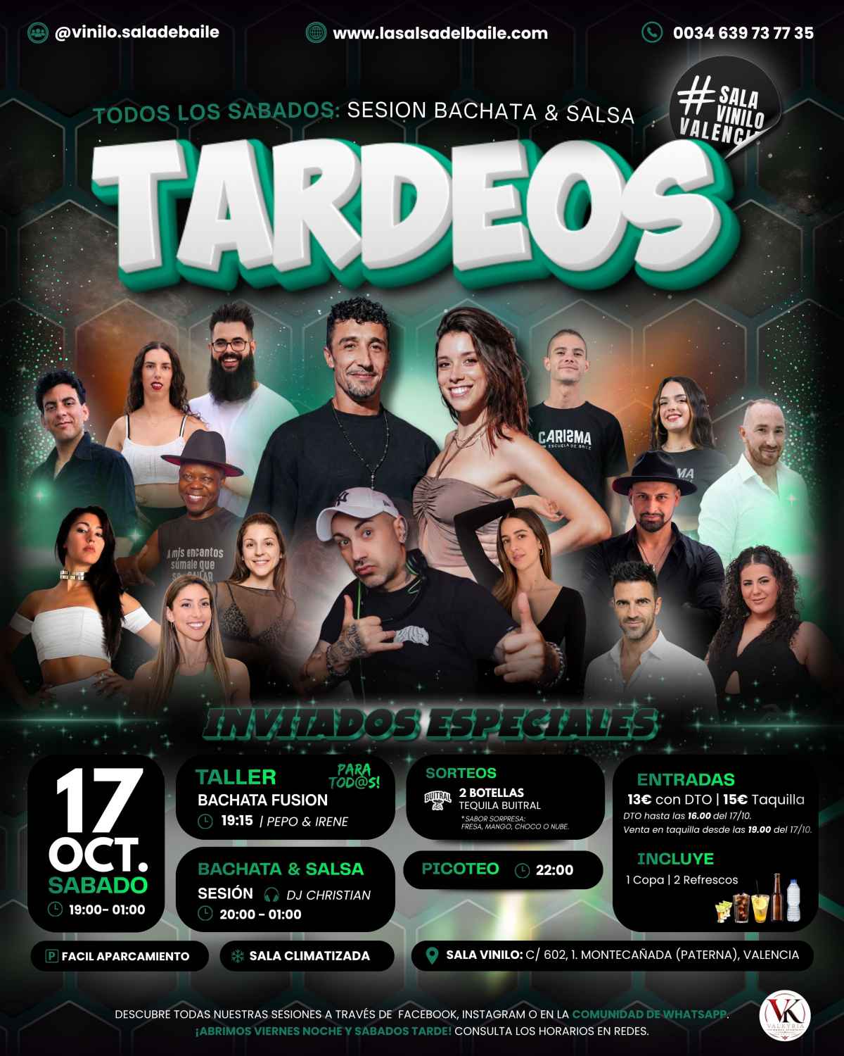 Tardeos Vinilo - Sabado 17 Oct