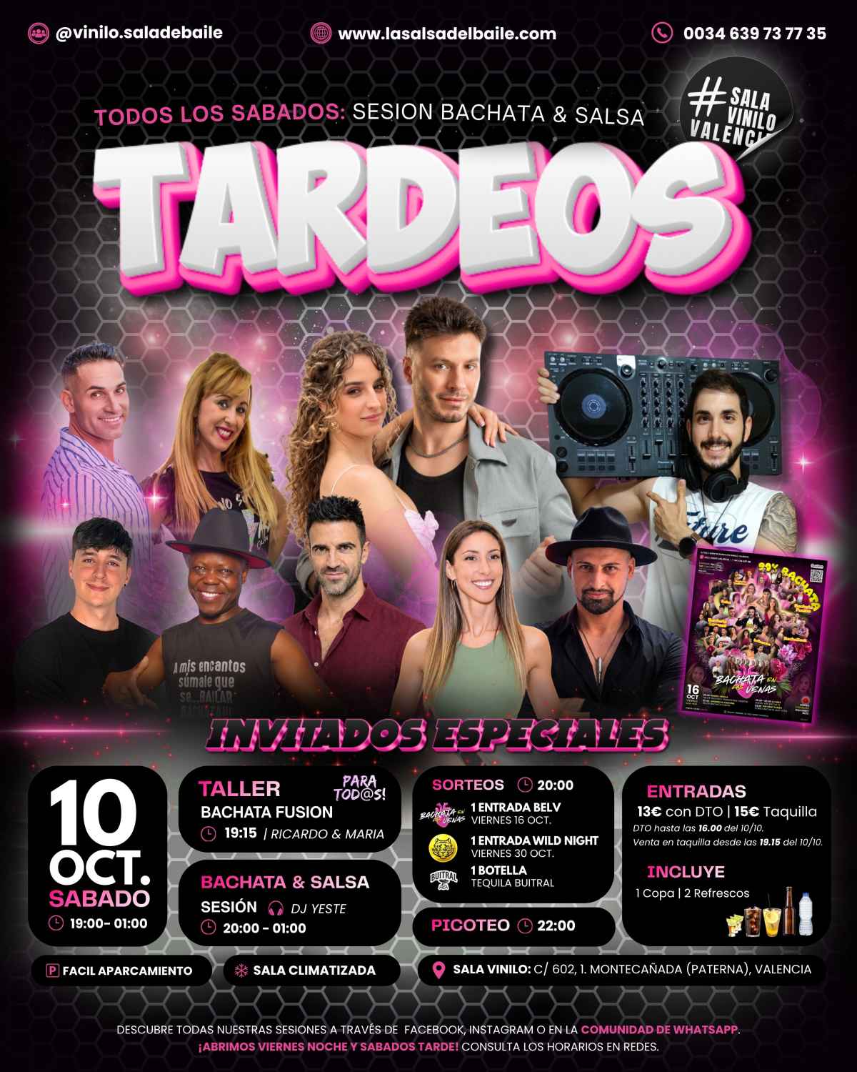 Tardeos Vinilo - Sabado 10 Oct