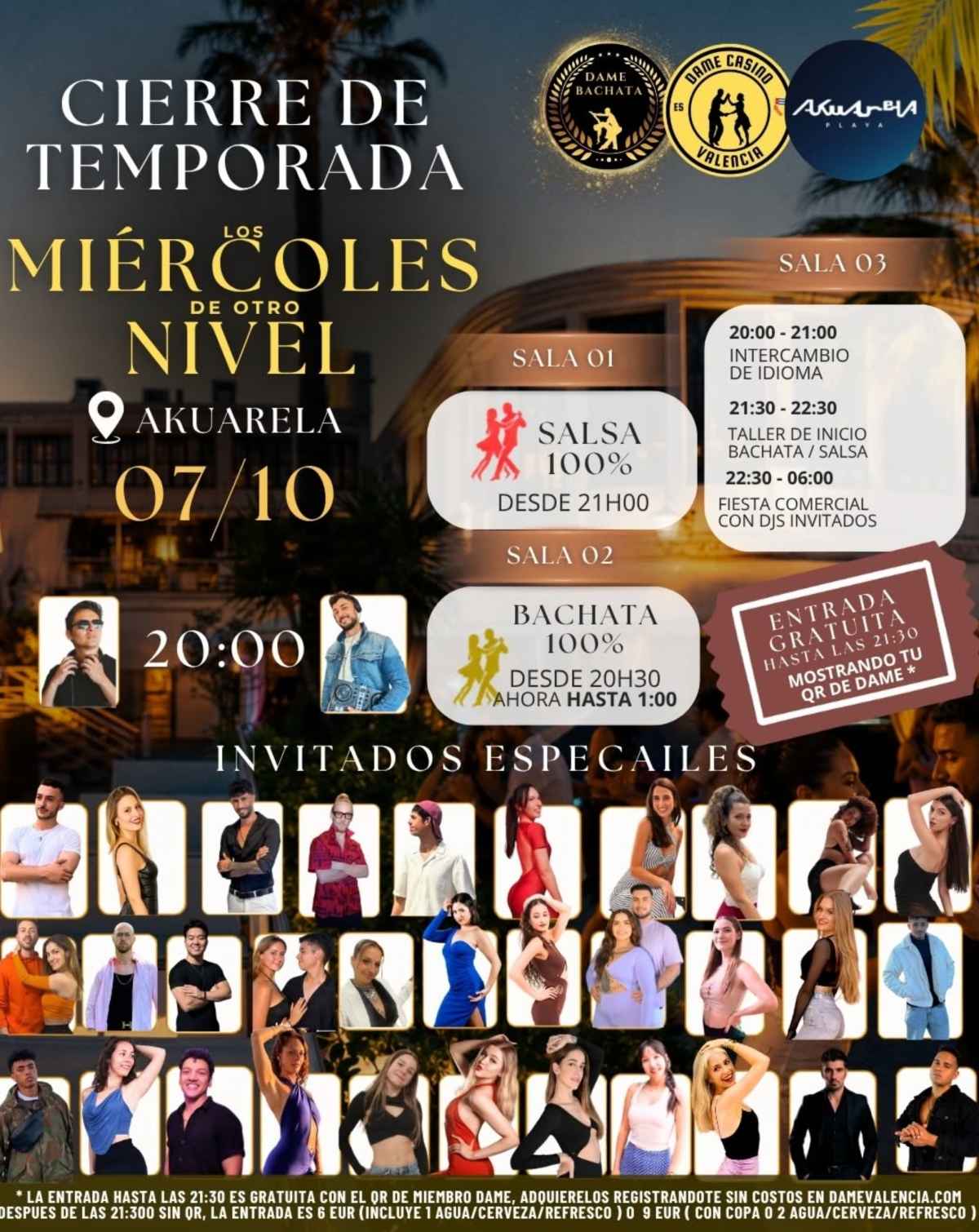 Save the date Dame Bachata